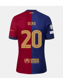 Muži Futbalové oblečenie Barcelona Dani Olmo #20 2024-25 Krátky Rukáv - Domáci